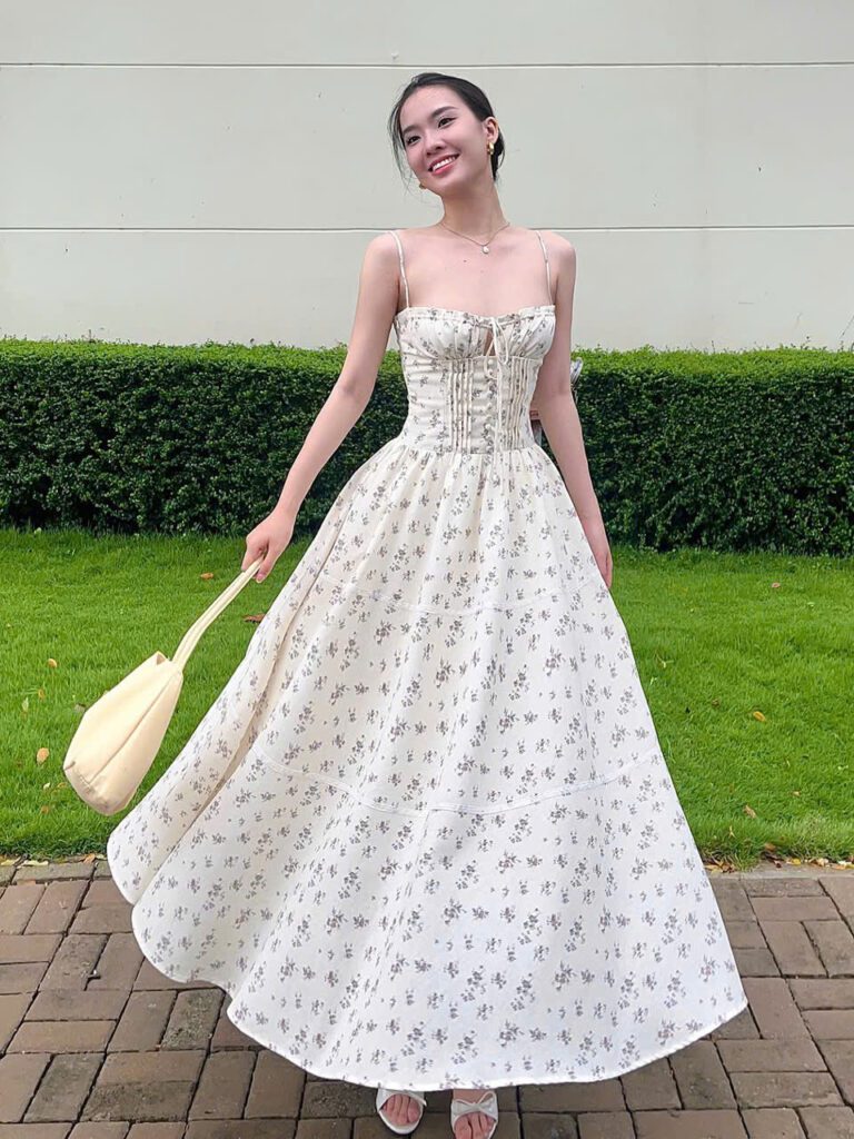 Rita Dress - Purple Floral