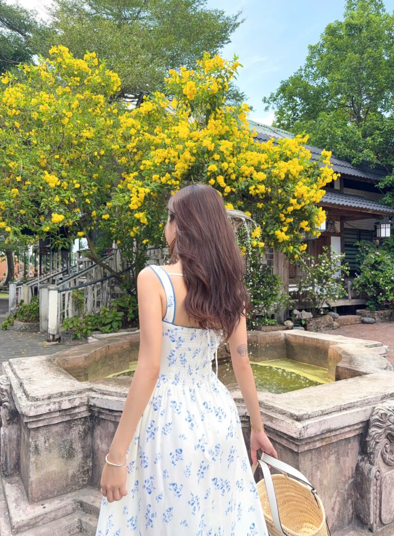 Juliette dress - Blue floral - Image 6