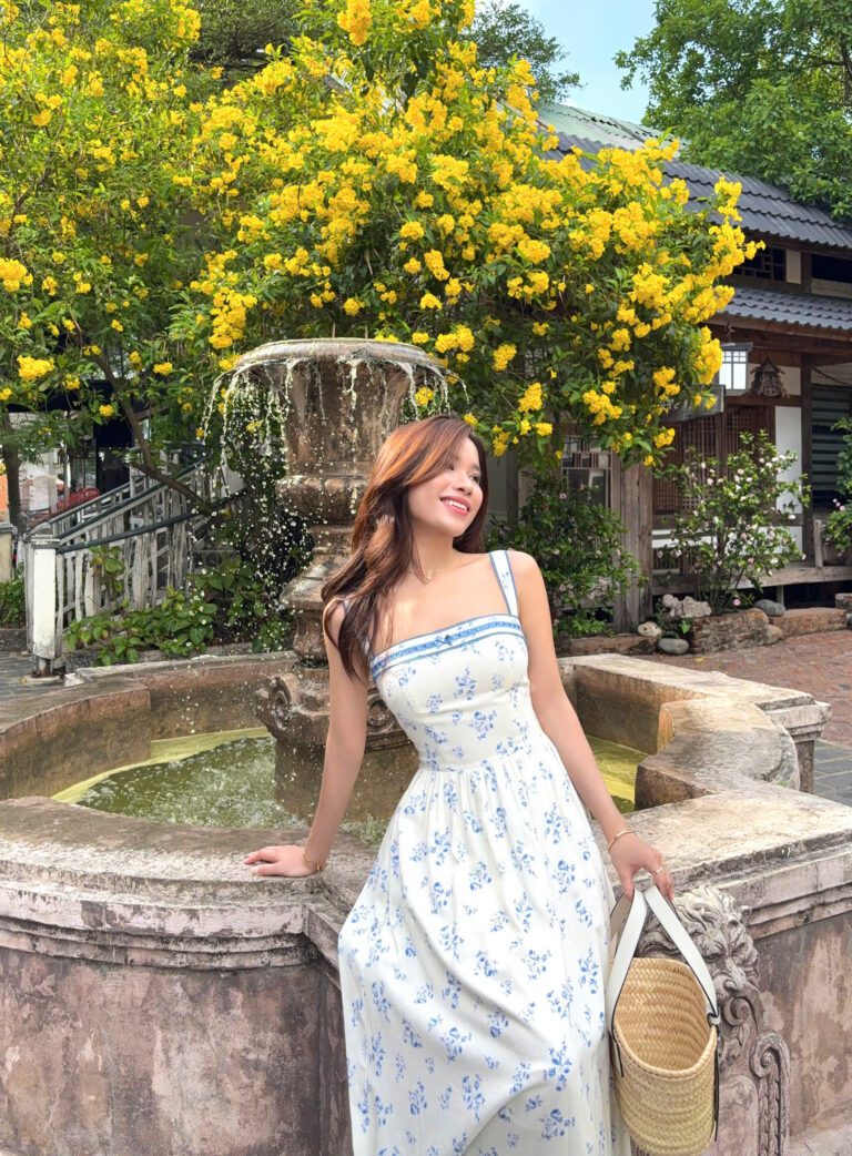 Juliette dress - Blue floral