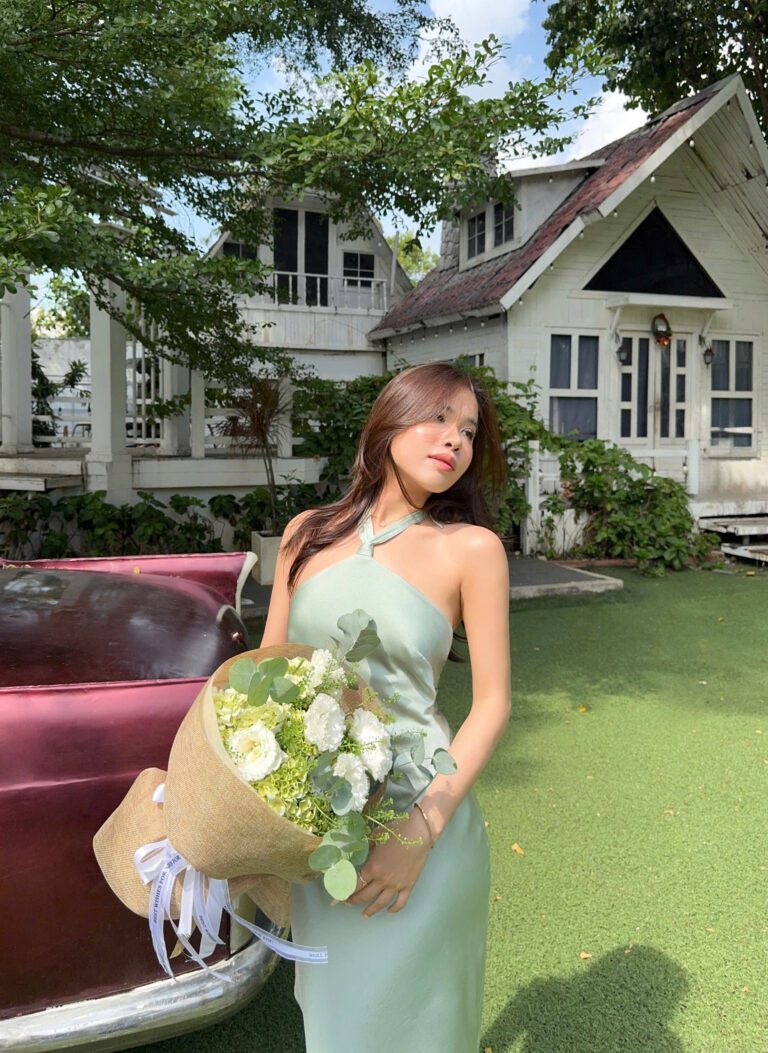Catherine dress - Green - Image 4