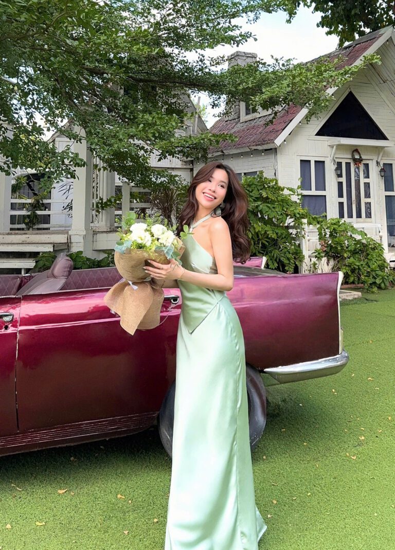 Catherine dress - Green - Image 6