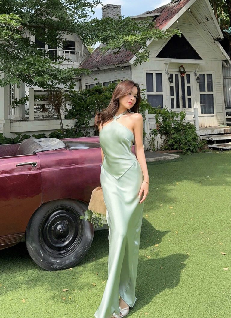 Catherine dress - Green - Image 3
