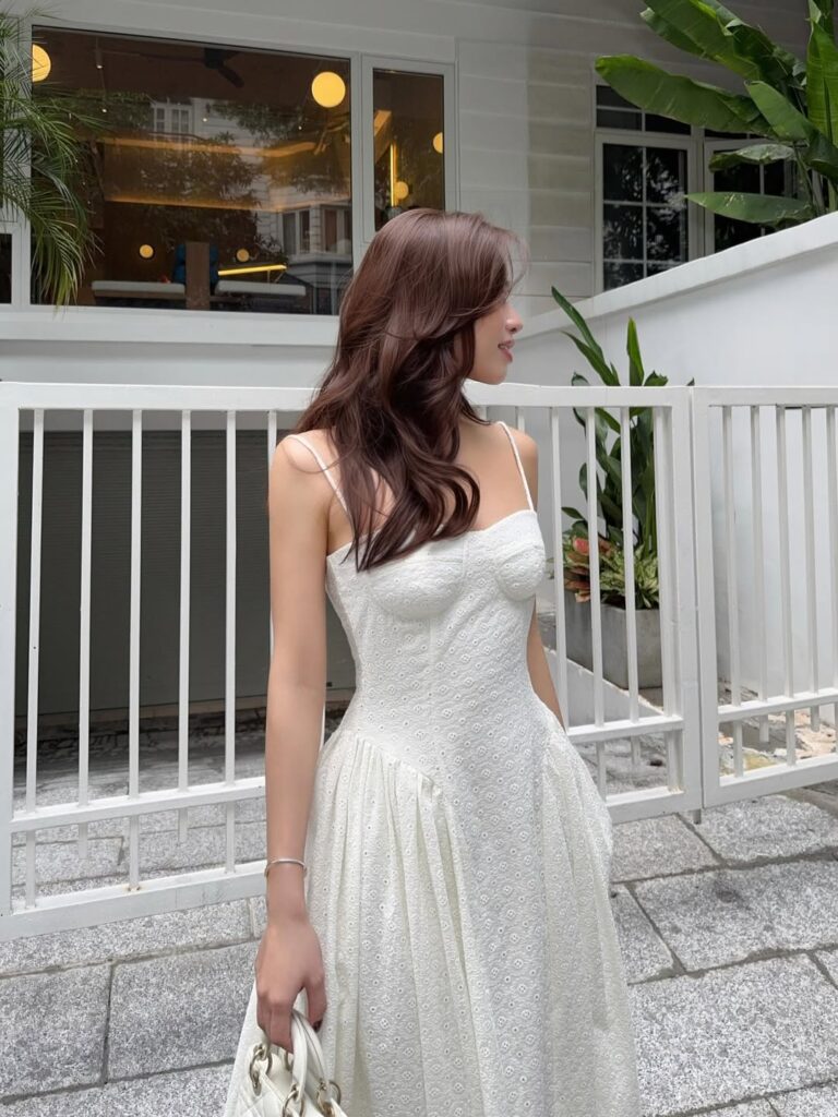 Angela dress - White - Image 5