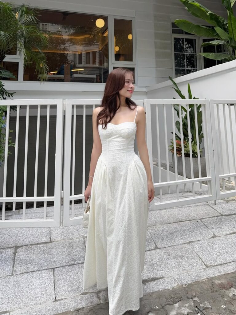 Angela dress - White - Image 4