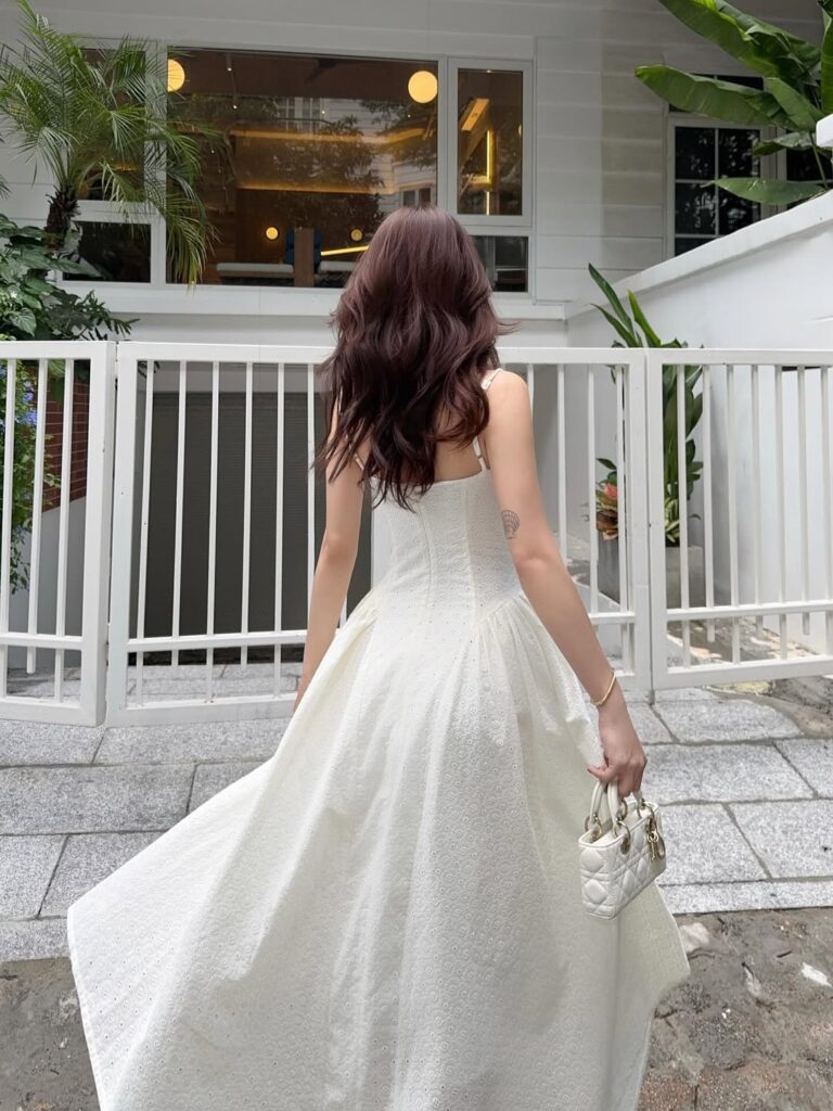 Angela dress - White - Image 6