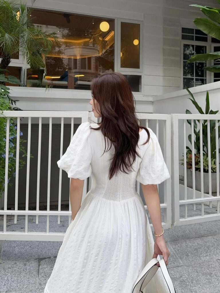 Monica dress - White - Image 6