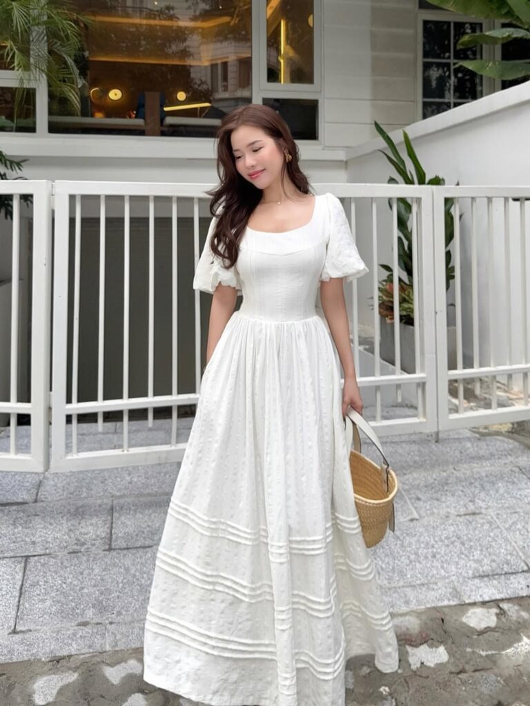 Monica dress - White
