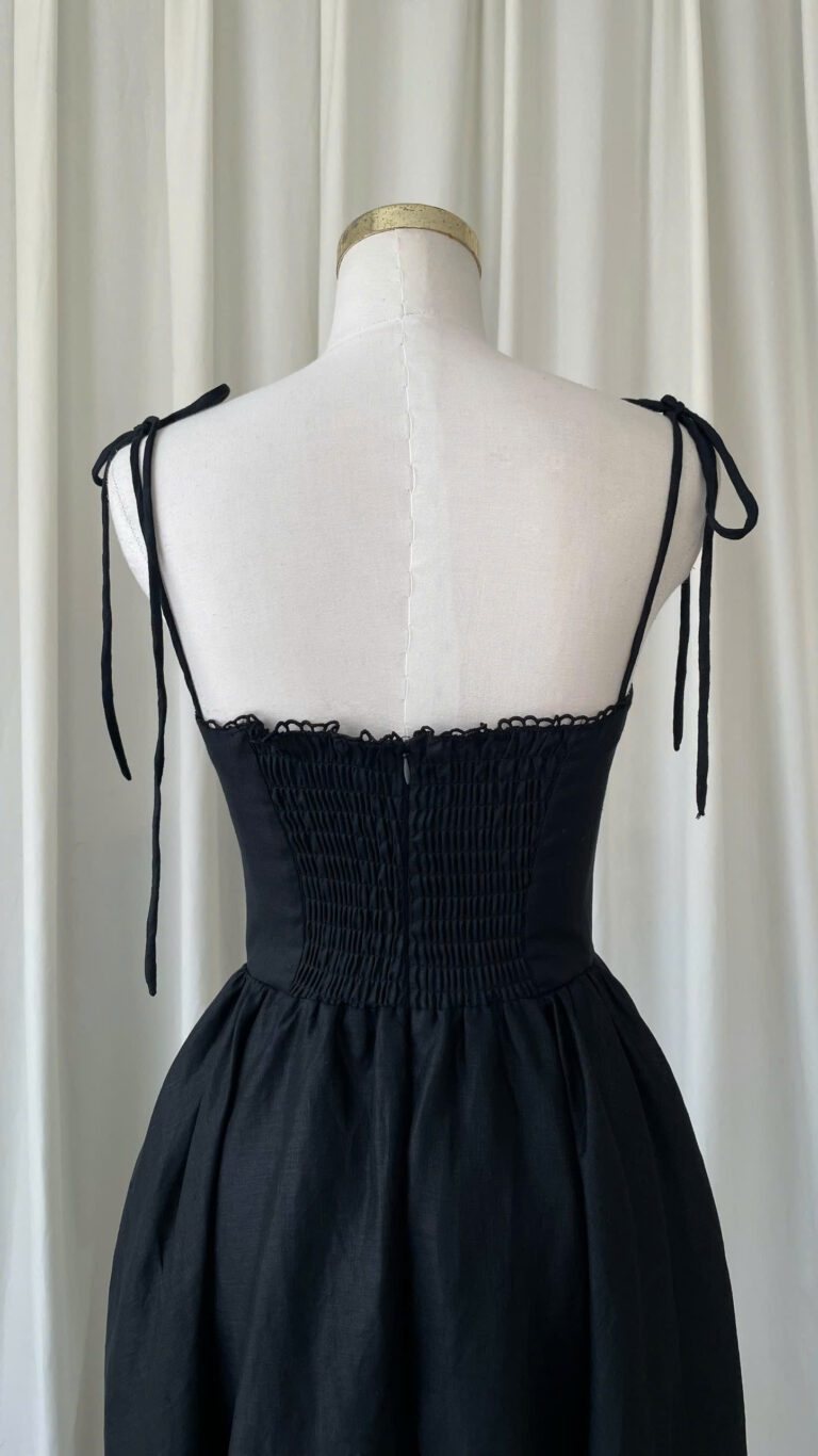 Nadia Dress - Black - Image 6