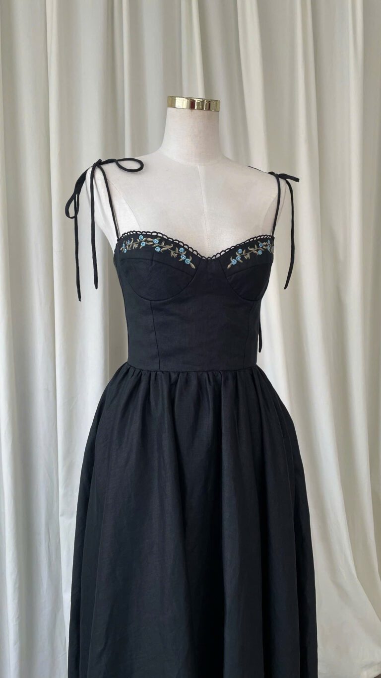 Nadia Dress - Black - Image 4
