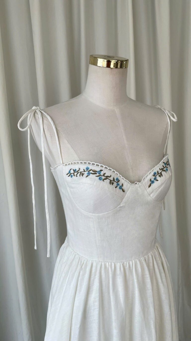 Nadia Dress - White - Image 5