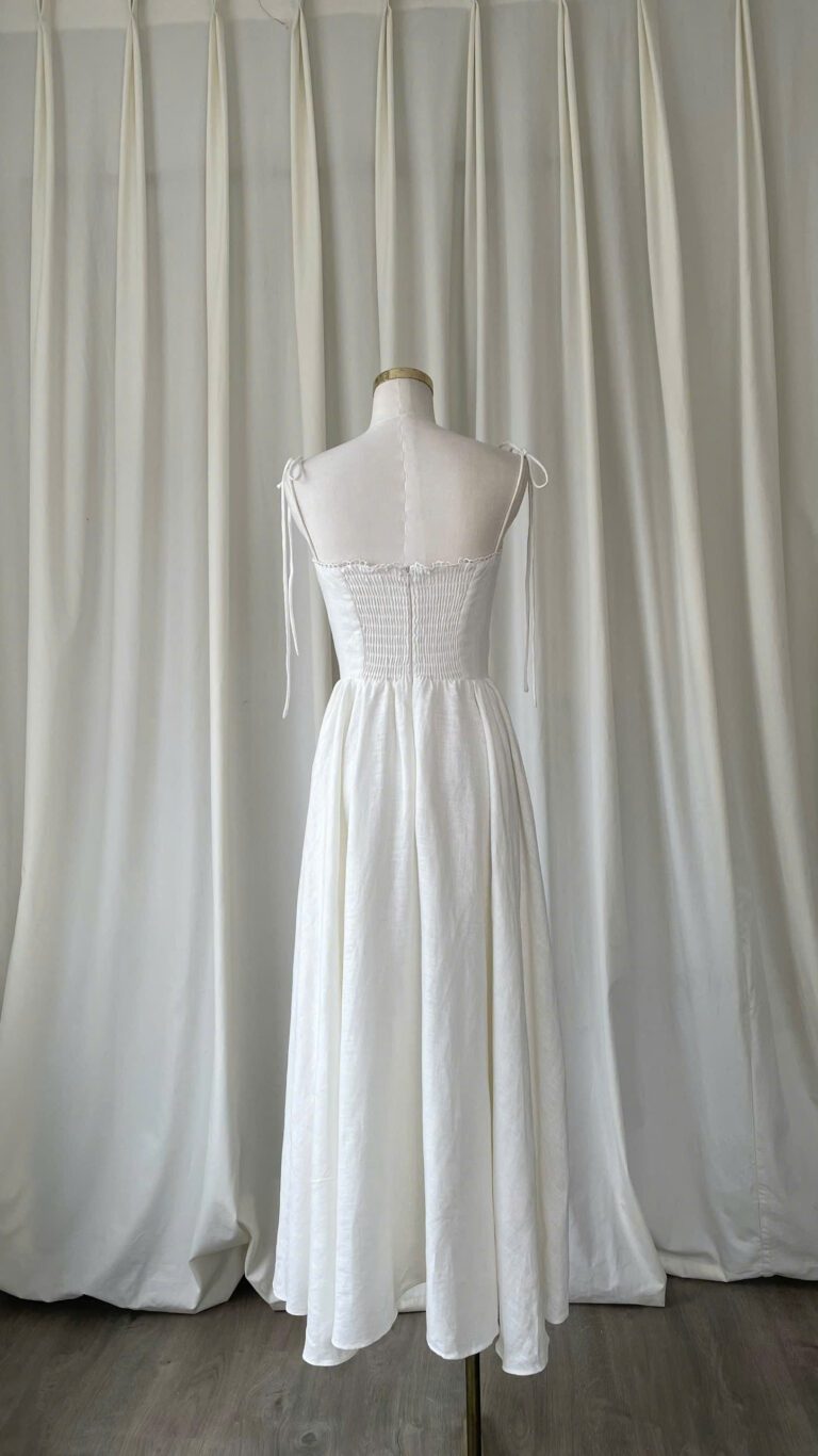 Nadia Dress - White - Image 3
