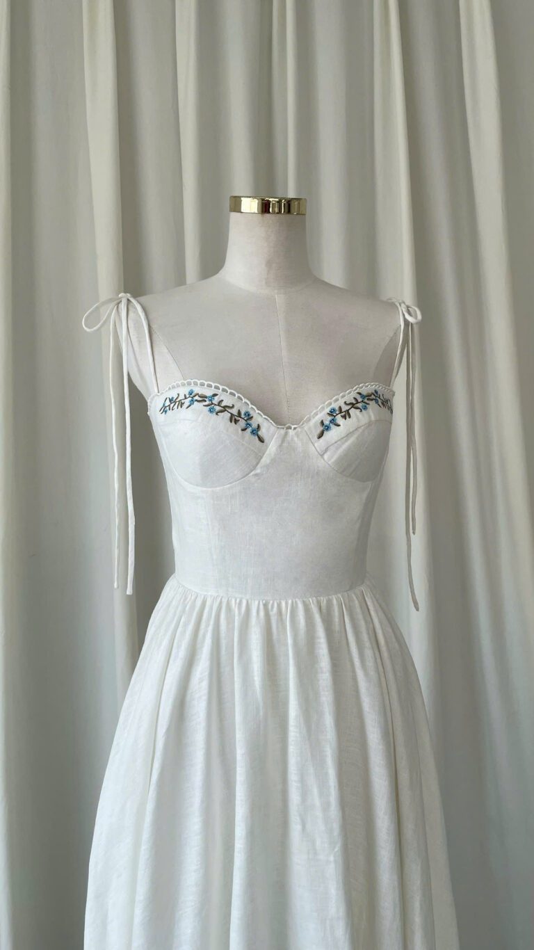 Nadia Dress - White - Image 6