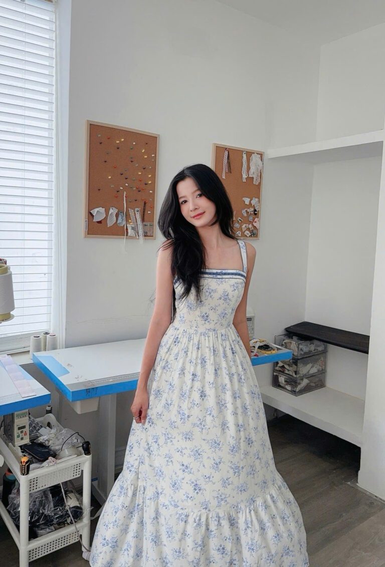 Julliette Dress - Blue Floral - Image 5