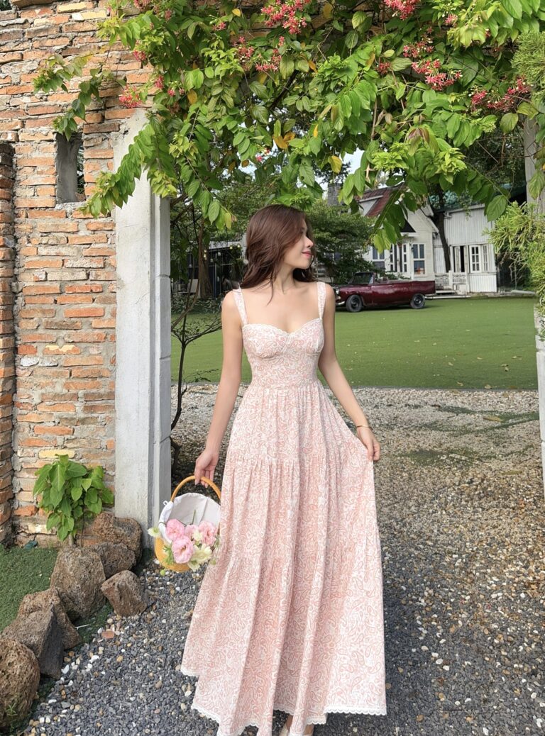 Lily Dress - Pink Floral - Image 2