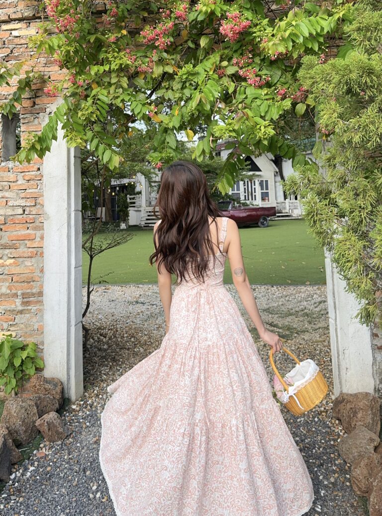 Lily Dress - Pink Floral - Image 4