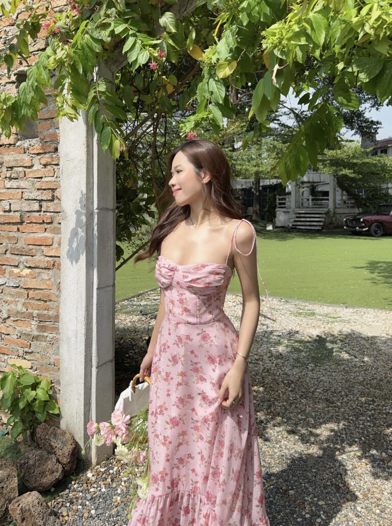 Merlisa Dress - Pink Floral - Image 5