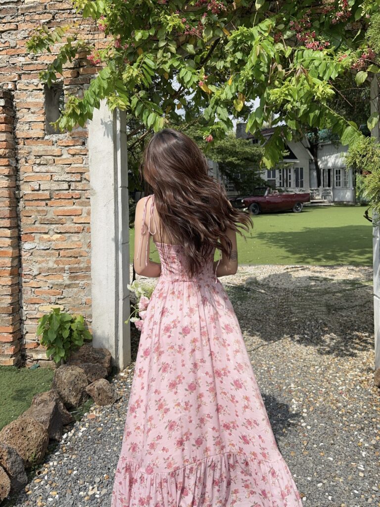 Merlisa Dress - Pink Floral - Image 7