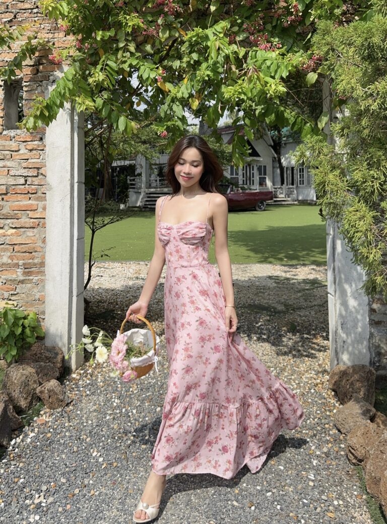 Merlisa Dress - Pink Floral - Image 3