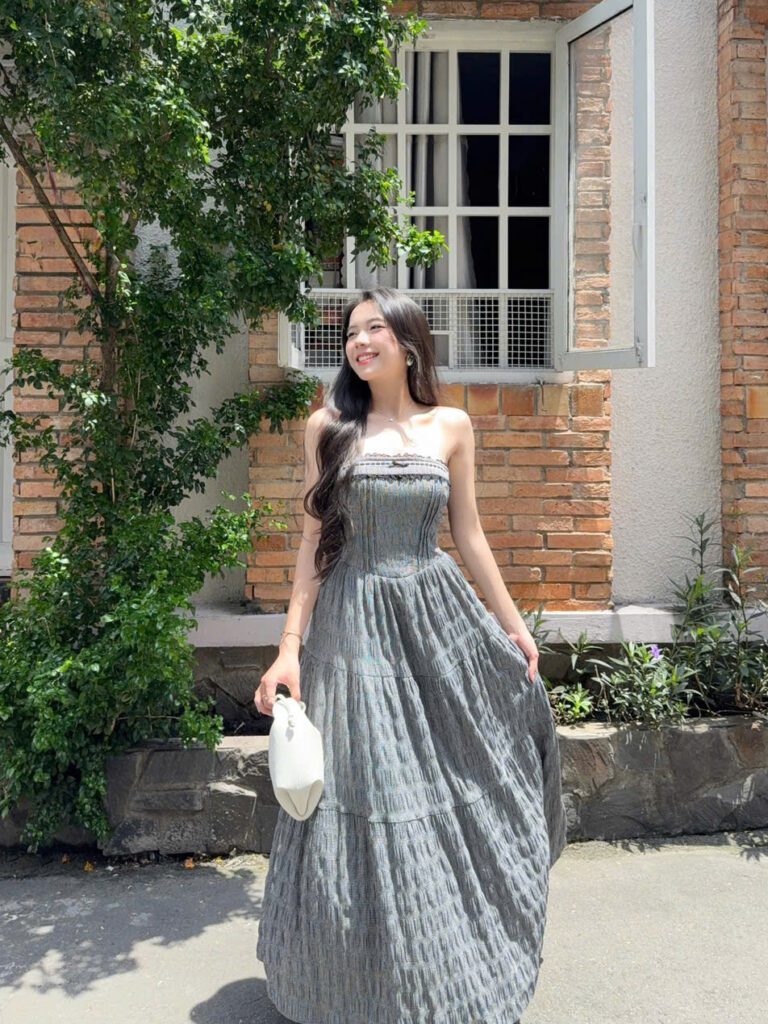 Oriana Dress - Dark Grey