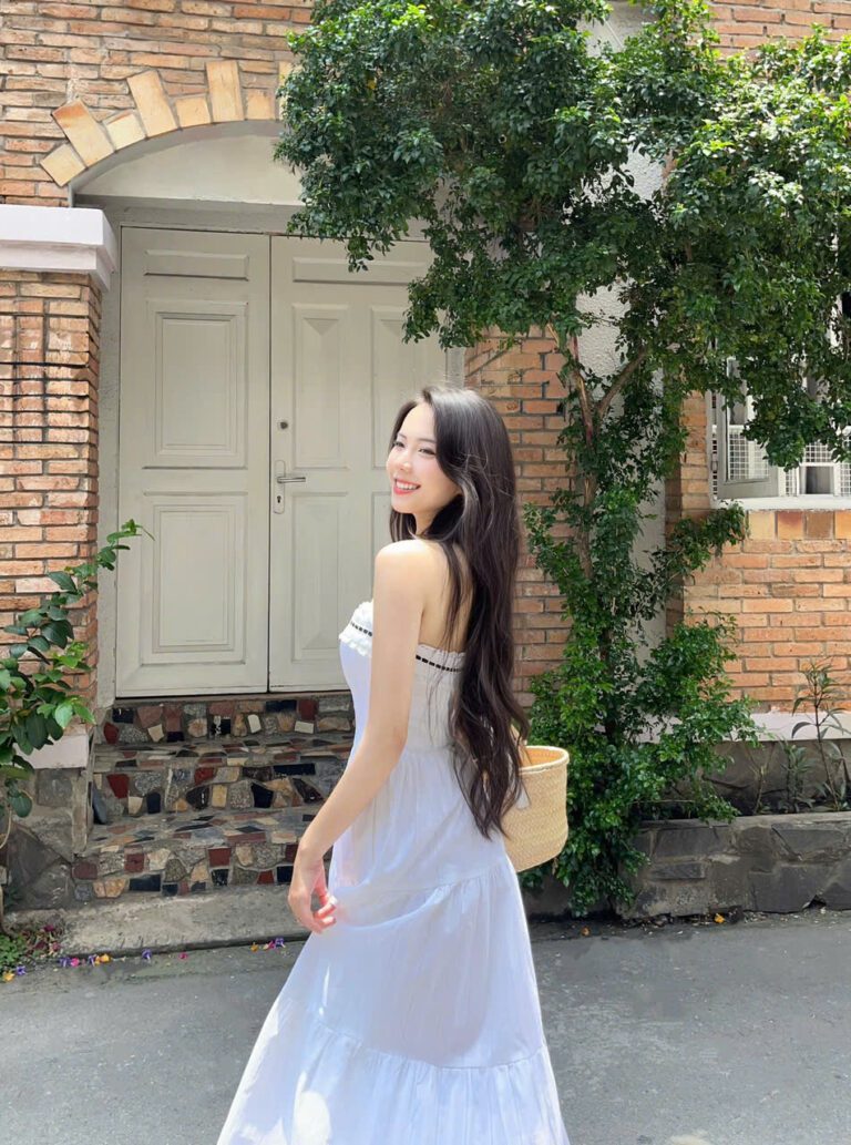 Oriana Dress - White - Image 7