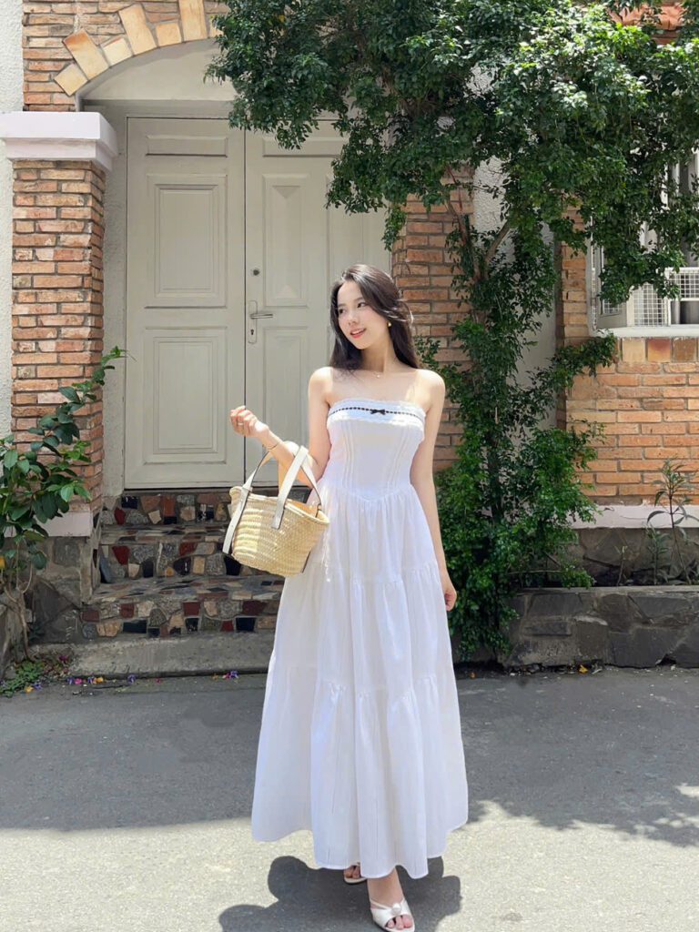 Oriana Dress - White