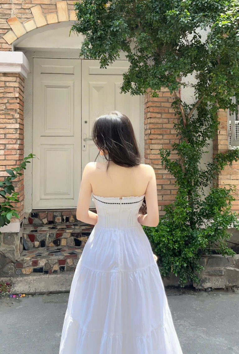 Oriana Dress - White - Image 3