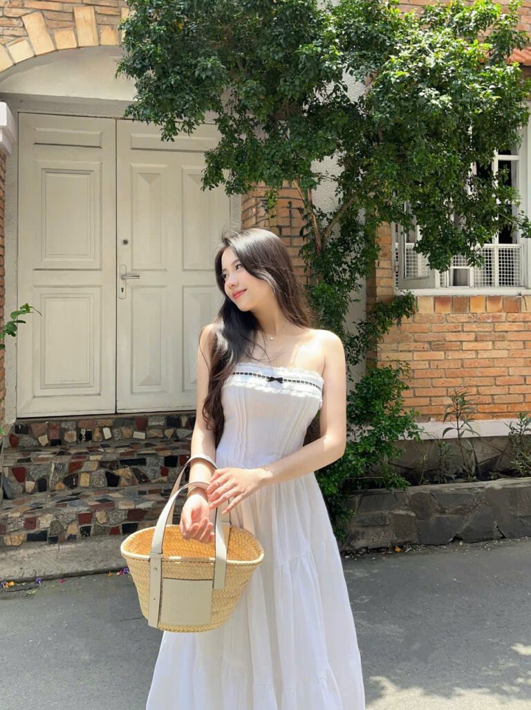 Oriana Dress - White - Image 5