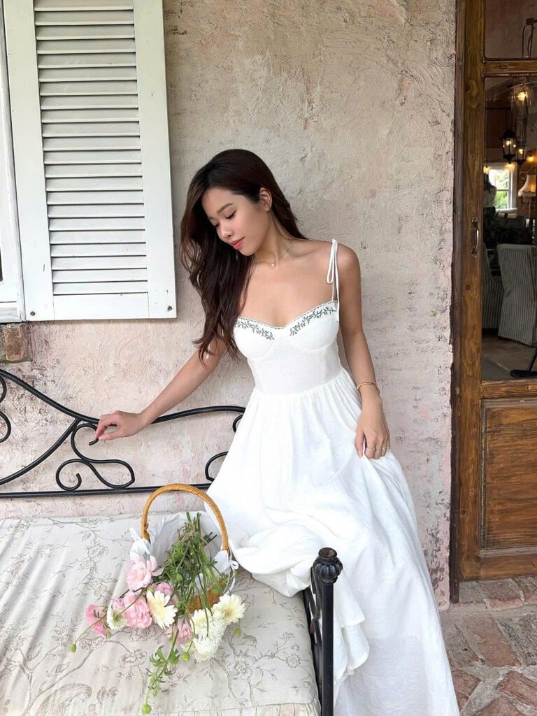 Nadia Dress - White - Image 2