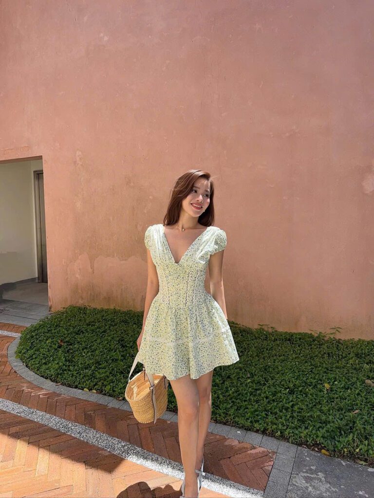 Alina Dress - Dark Green