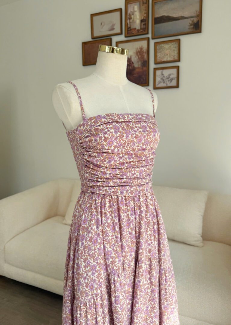 Emily Dress- Pink Floral - Image 3
