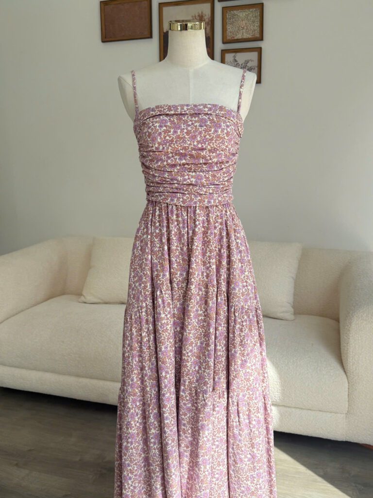 Emily Dress- Pink Floral