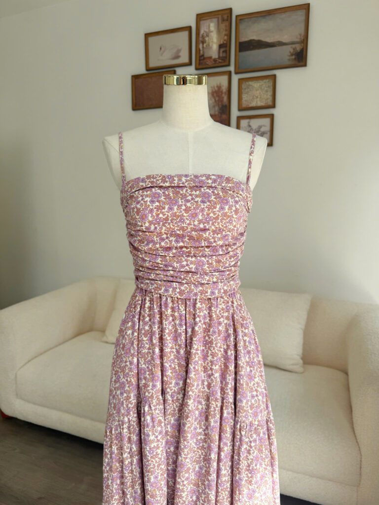 Emily Dress- Pink Floral - Image 2
