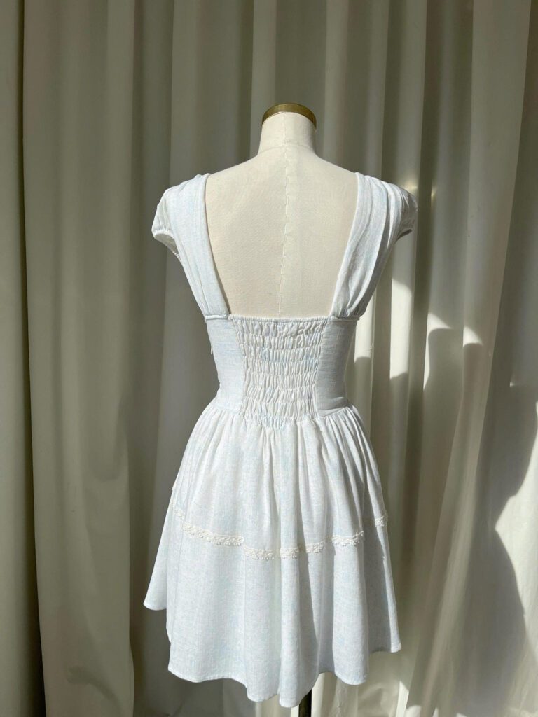 Alina Dress - Light Green - Image 4