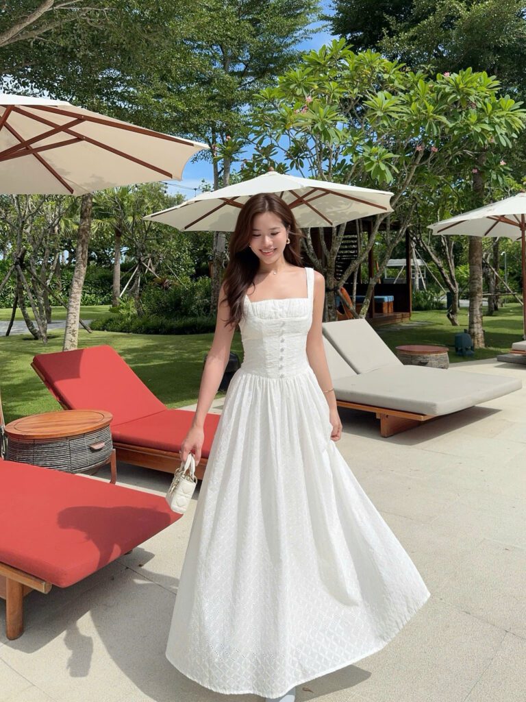 Emerine Dress - White