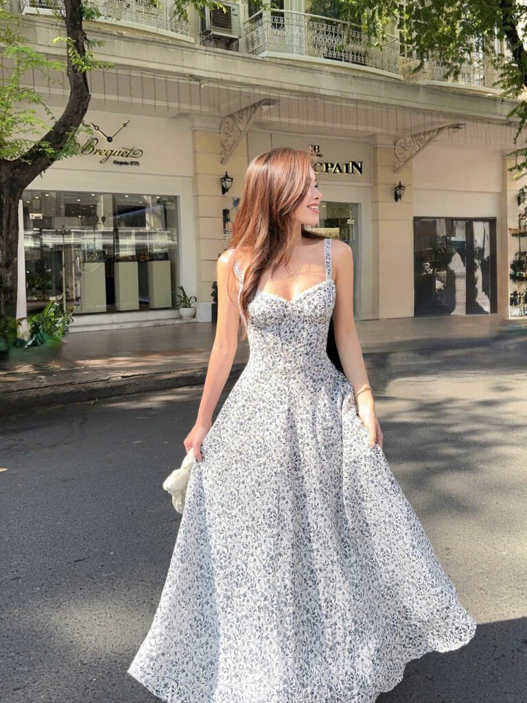 Sophia Dress - Midnight Bloom