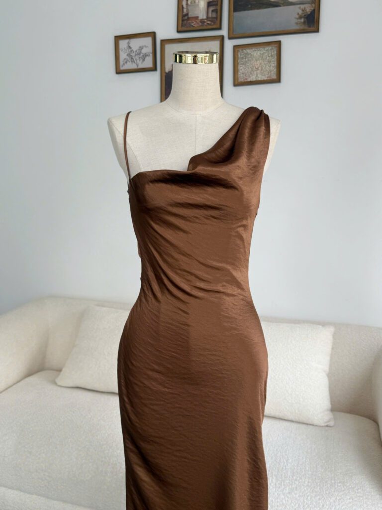 Kira Dress - Bronze Mocha