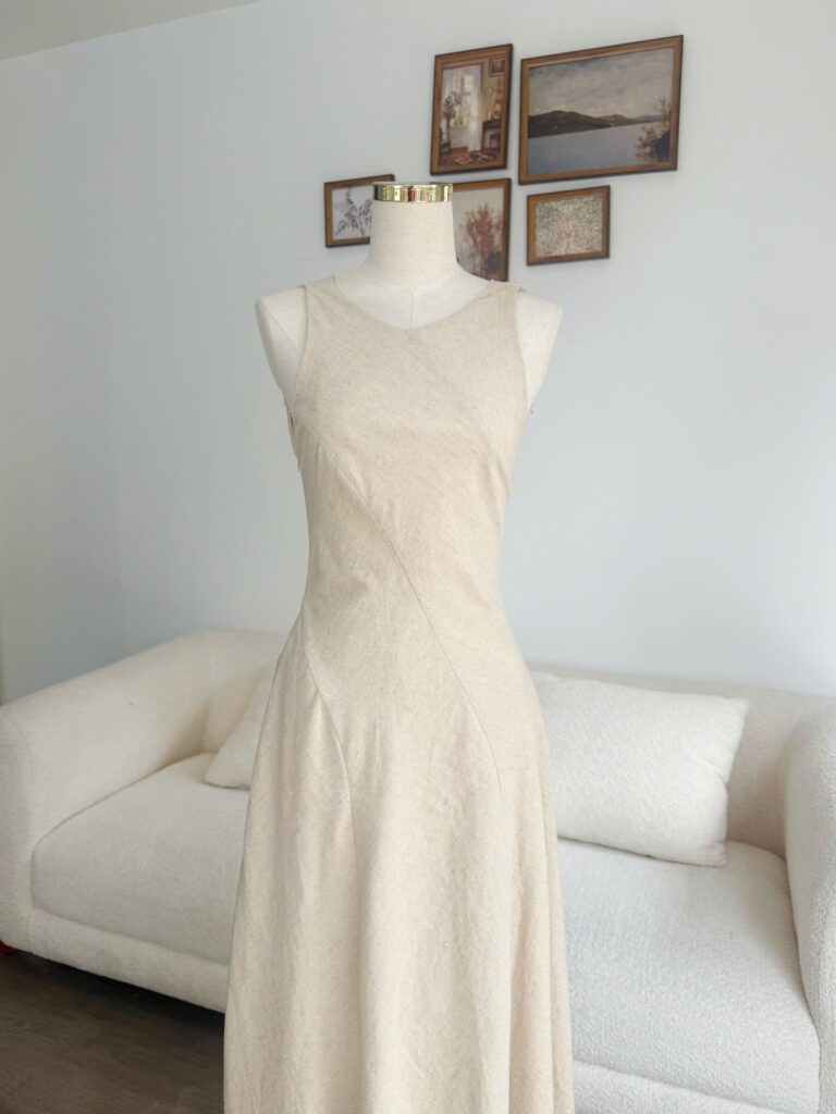Alternative view of Denie Dress - Sand Beige