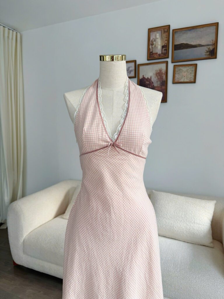 Endie Dress -  Pink Gingham