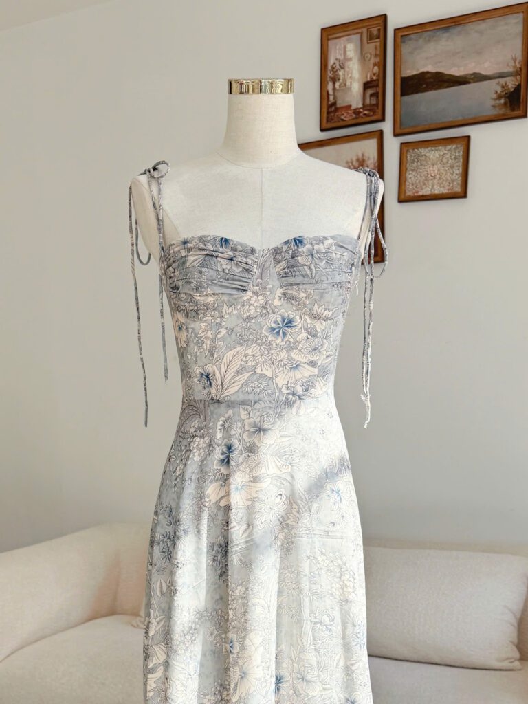 Merlisa Dress - Mist Bloom