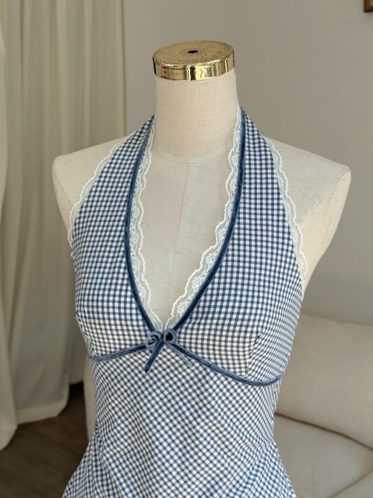 Alternative view of Endie Dress - Ink Gridline